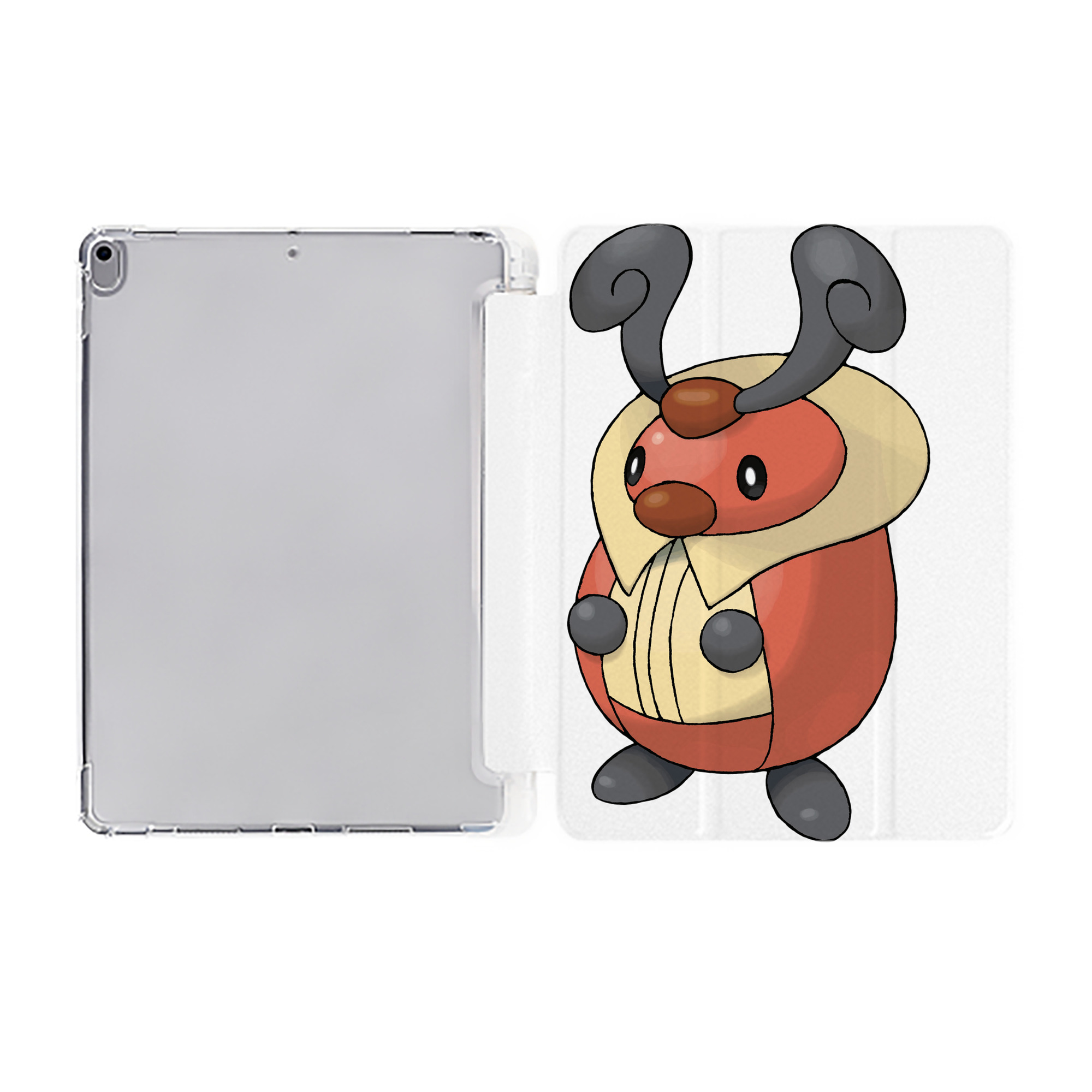 （画像用） ポケットモンスター Pokémon IPad ケース ペン収納付き 三つ折りスタンド PUレザー×シリコン 対応機種9.5/10.5/10.9インチ
